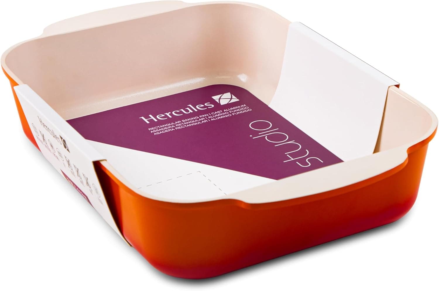 Assadeira Retangular Laranja 30X22CM Hercules PA9000-A30L