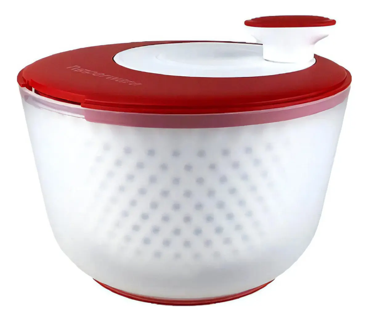 Centrífuga plus secadora de salada manual Tupperware Vermelho 3,9 litros